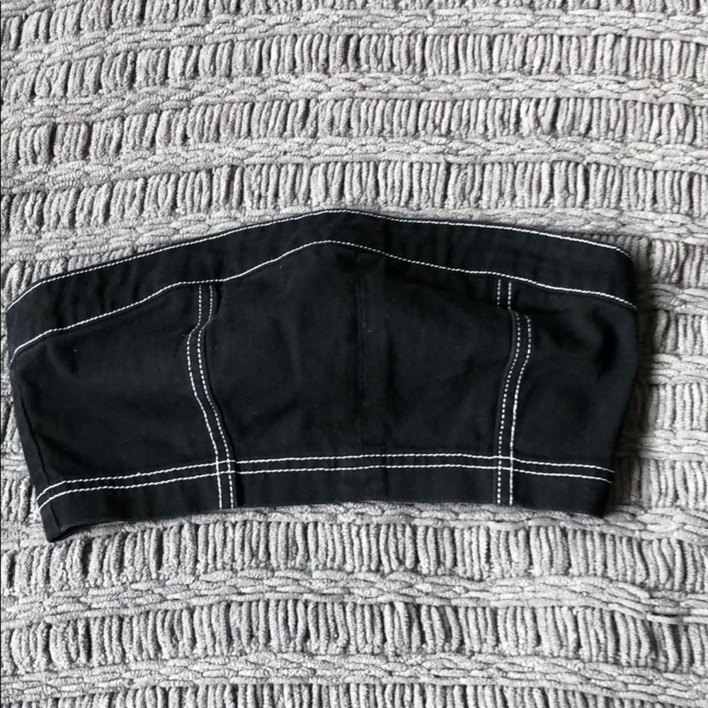 Black crop top